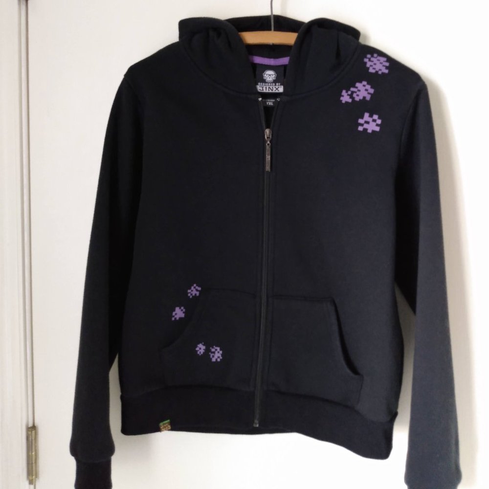 Minecraft Enderman Zip-up Hoodie (YXL)